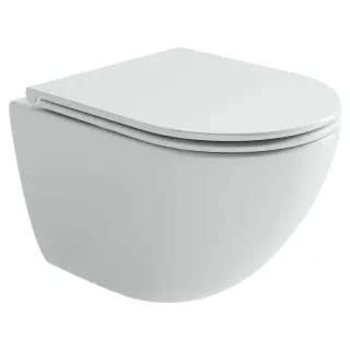 Унитаз подвесной Ceramicanova Alba CN11005T белый